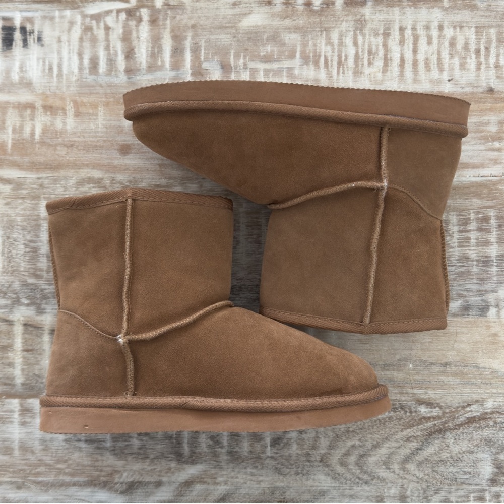 Hotter Calin Boots NWOT Tan Slipper Booties Size 8